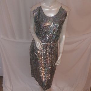 Irredescent Sequin Dress